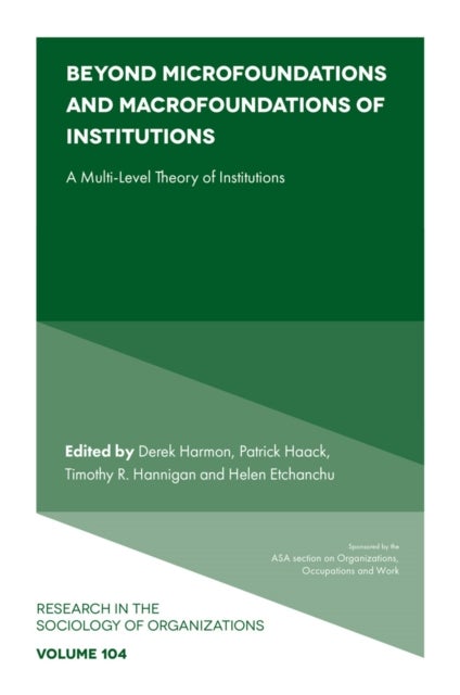 Beyond Microfoundations and Macrofoundations of Institutions - A Multi-Level Theory of Institutions