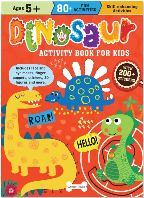 Dinosaur Activity Book For Kids