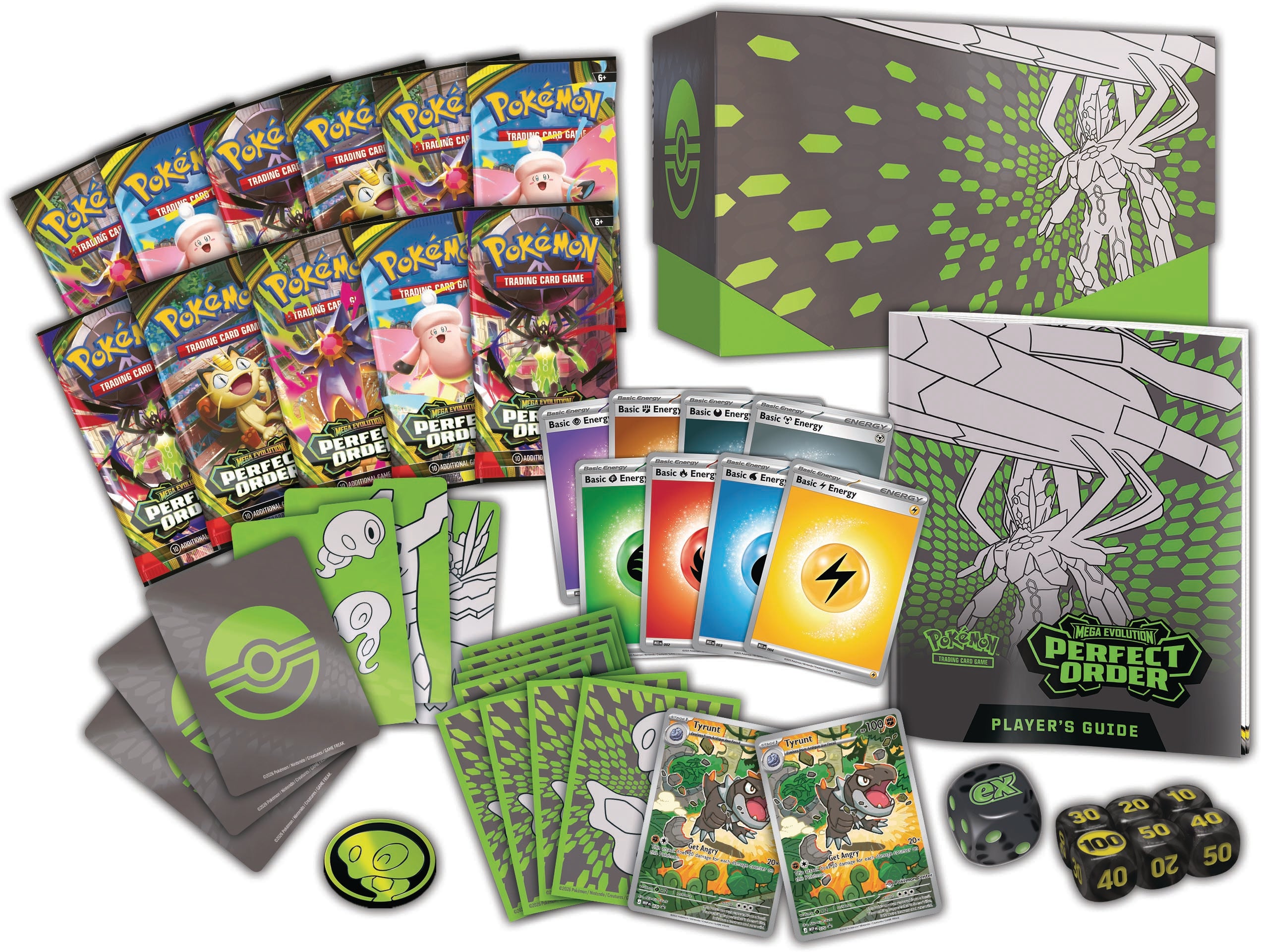 Pokemon Mega Evolution 3 Perfect Order Elite trainer box