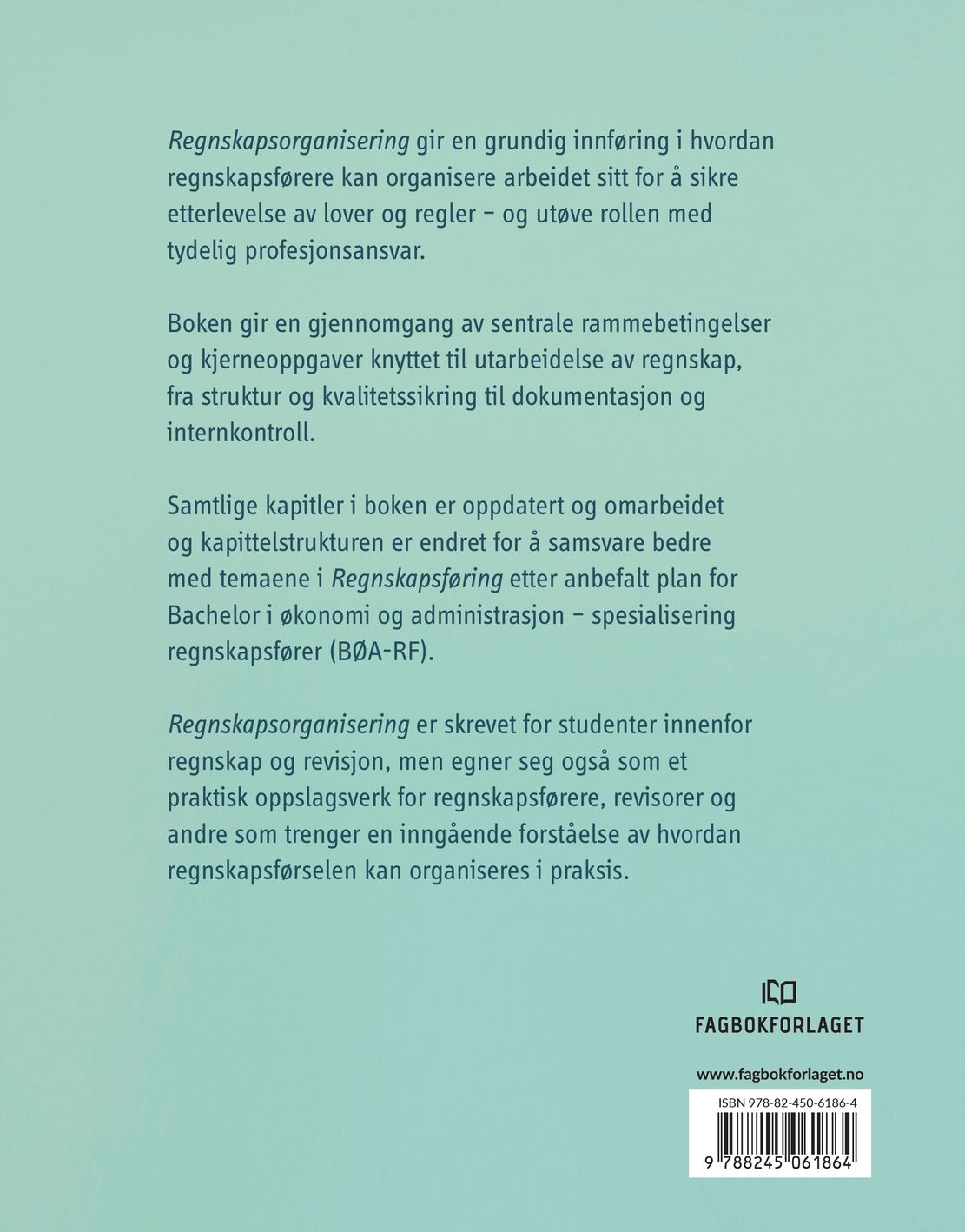 Regnskapsorganisering