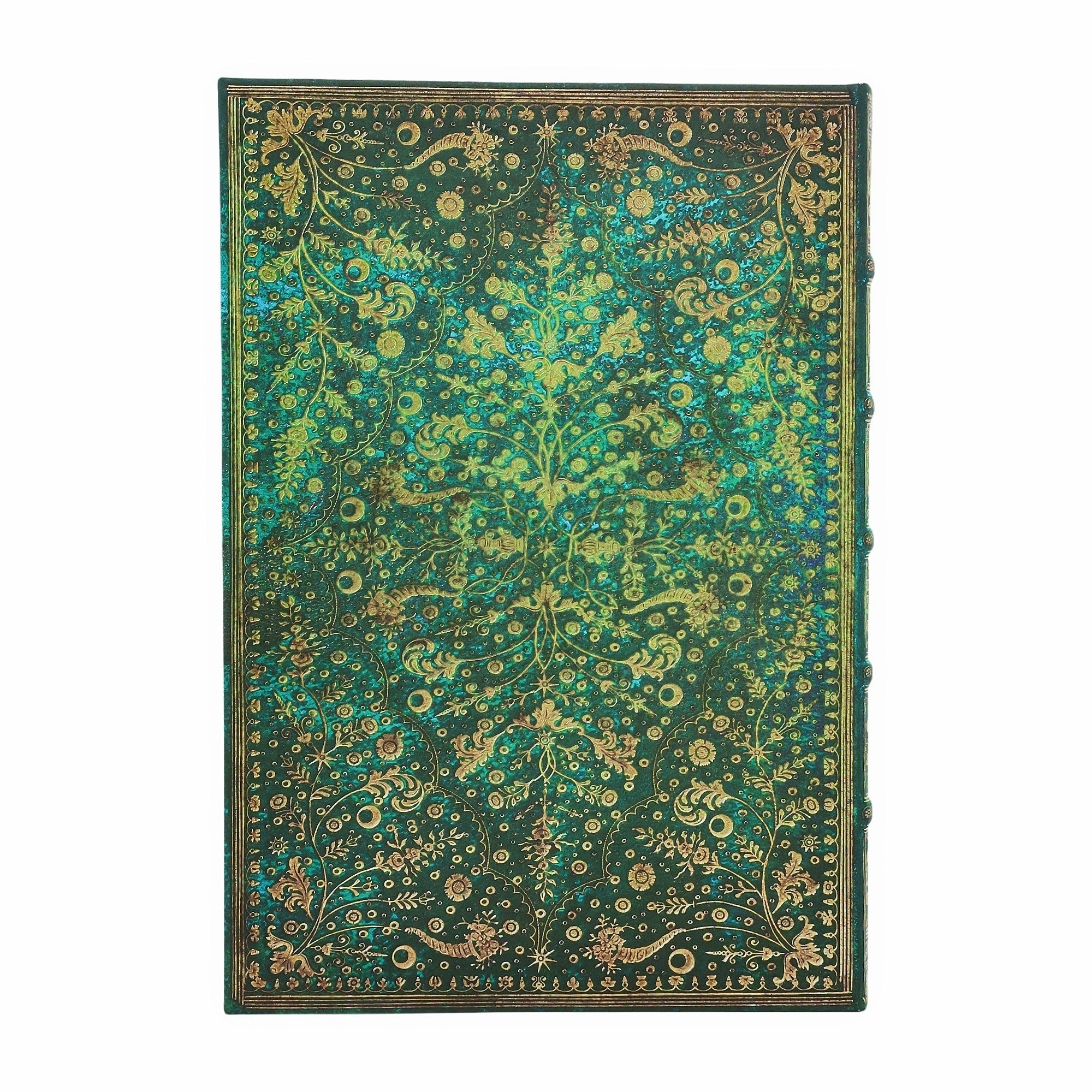 Notatbok Paperblanks Emerald Flower Grande Ulinjert