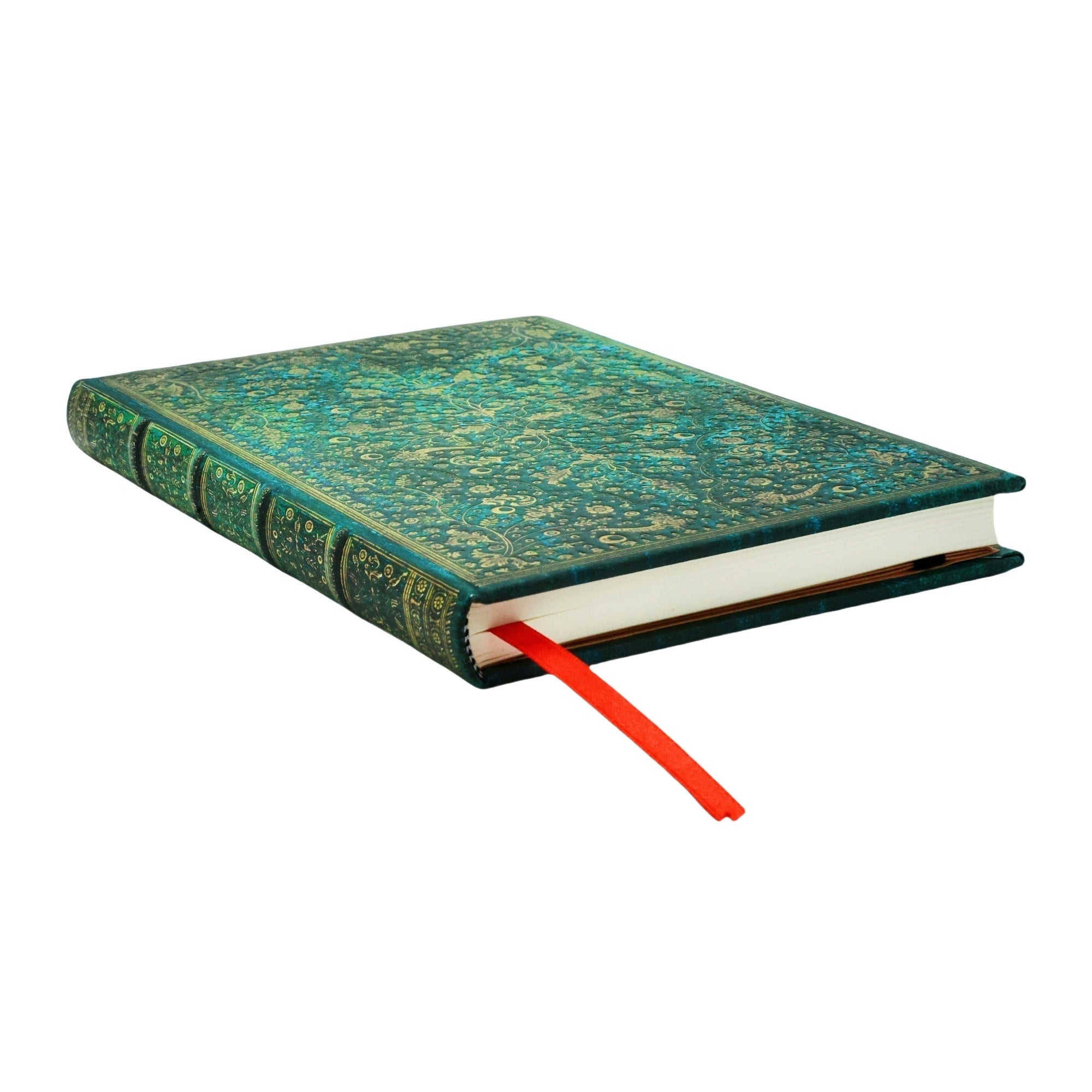 Notatbok Paperblanks Emerald Flower Midi Linjert