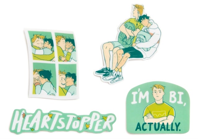 Heartstopper Boy Meets Boy Sticker Set