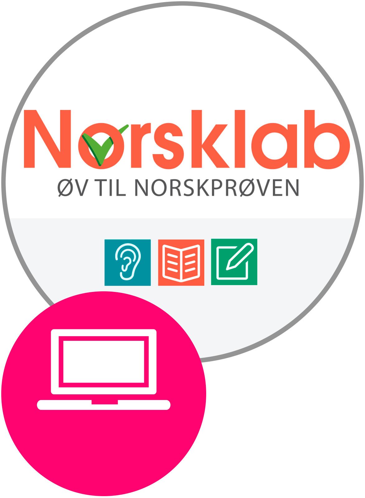 Norsklab (enkeltlisens) - øv til norskprøven