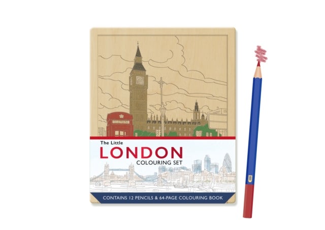 The Little London Colouring Set - Contains 12 colour pencils and a 64-page colouring book