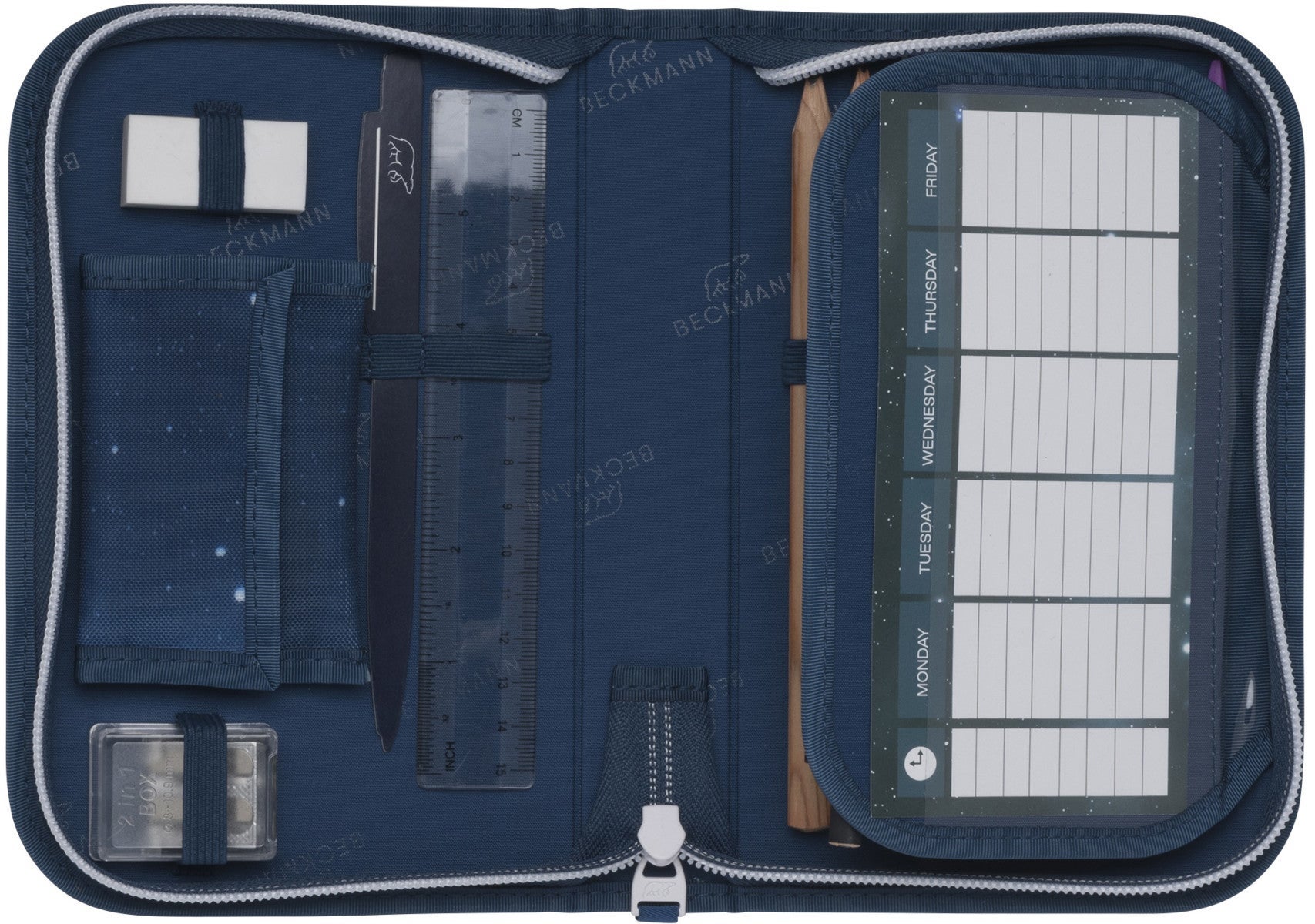 Pennal Space Mission Ettlags m/innhold Beckmann