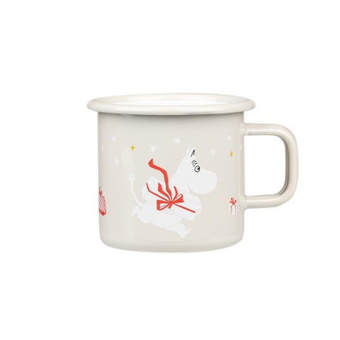 Mummikopp Emalje Gaver 3,7 dl Beige