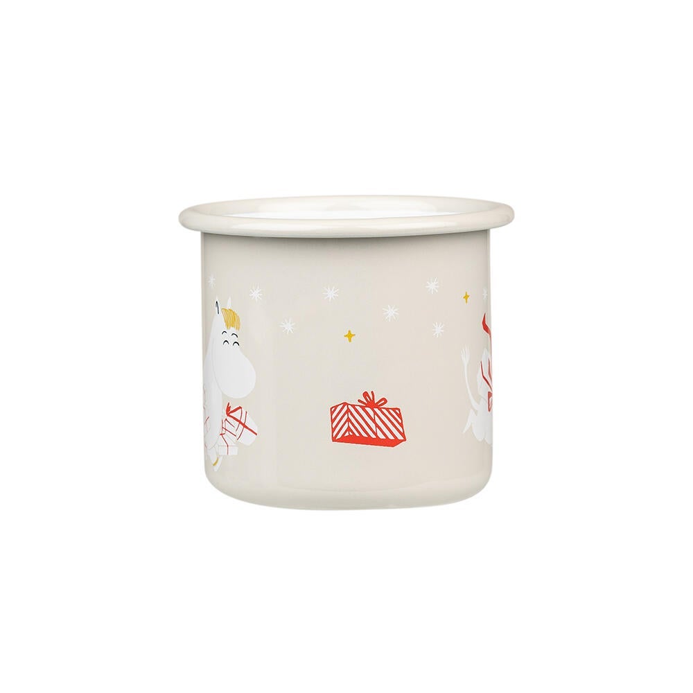 Mummikopp Emalje Gaver 3,7 dl Beige