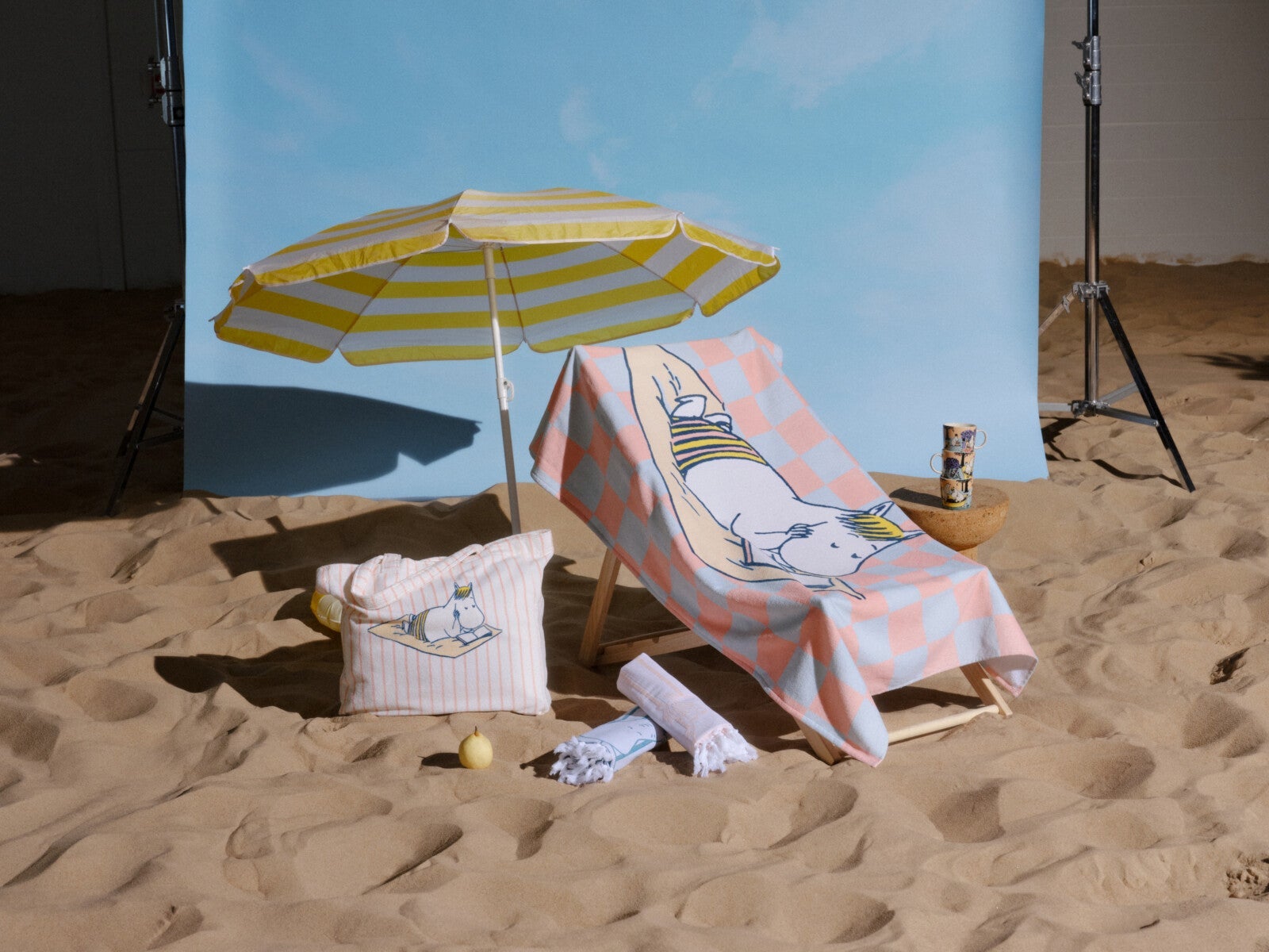 Strandhåndkle Snorkfrøken 90x150cm