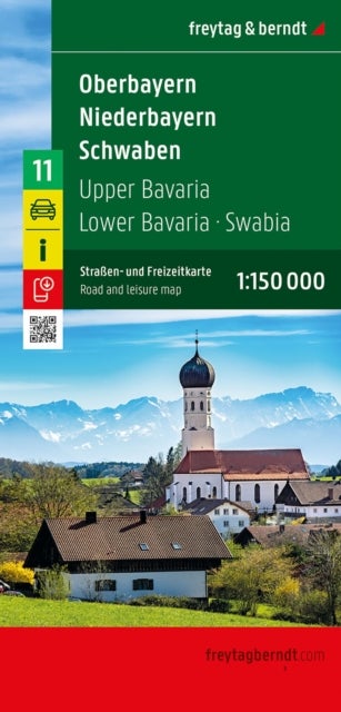 Upper Bavaria - Lower Bavaria - Schwaben, Roadmap - 1:150,000 scale