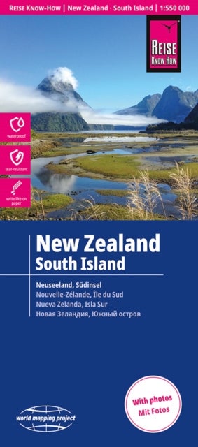 New Zealand, South Island (1:550.000)