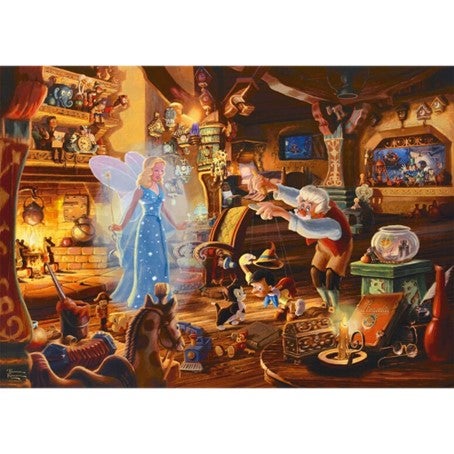 Puslespill Schmidt 1000 WD Kinkade Pinocchio