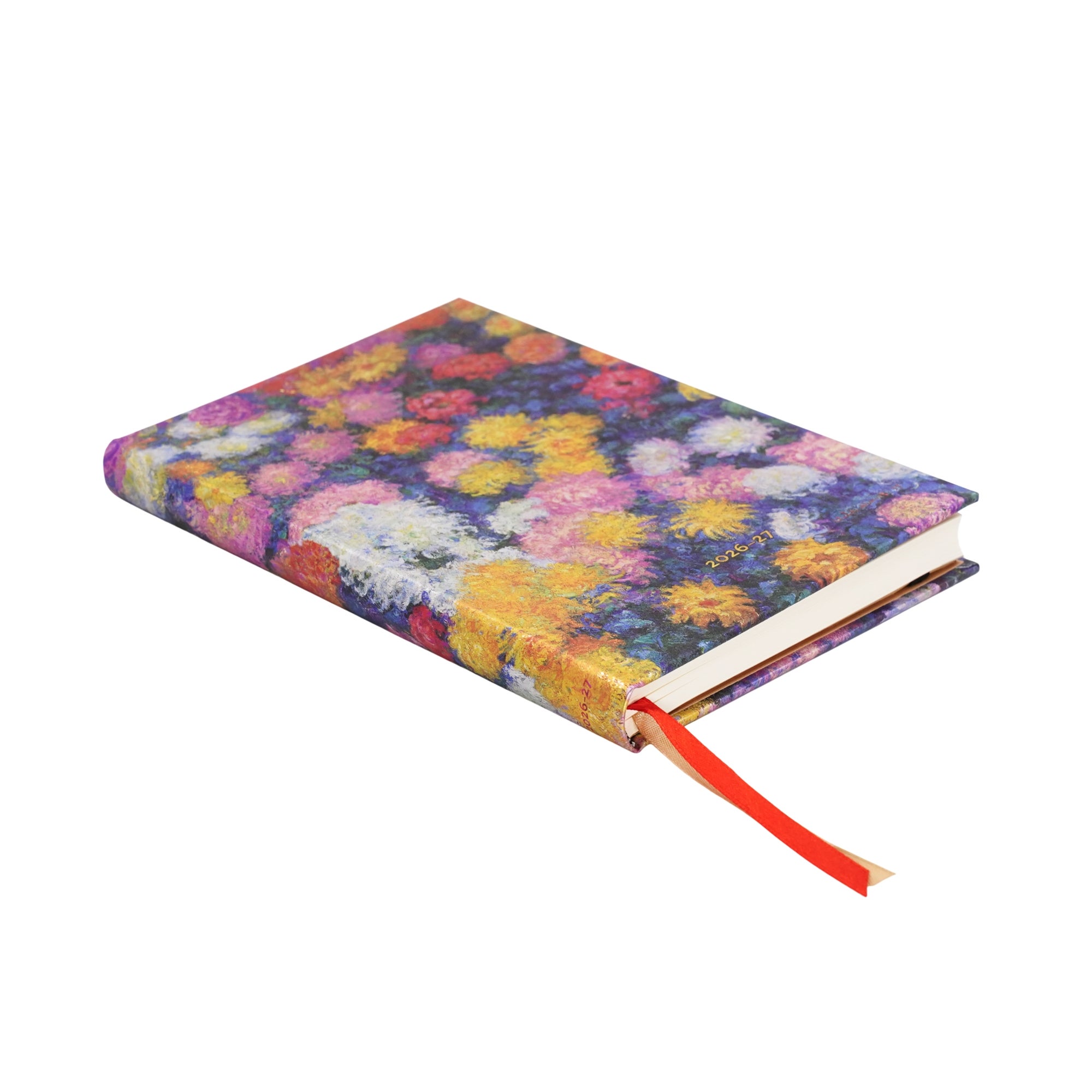 Paperblanks 18M 26/27 Monet's Crystanthemums Midi