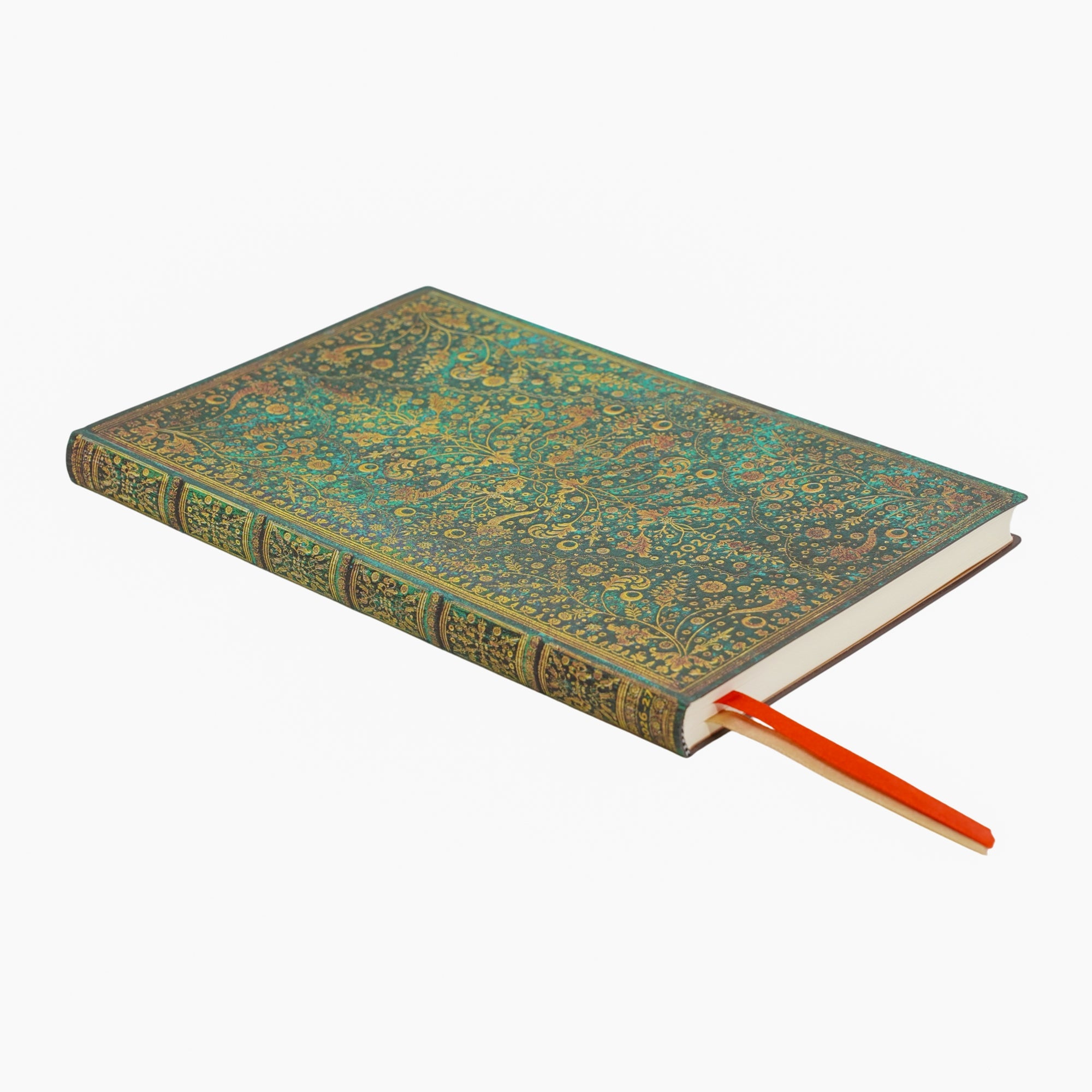 Paperblanks 18M 26/27 Emerald Flower Maxi