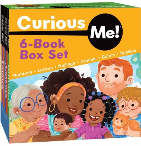 Curious Me!® 6-Book Box Set (Numbers, Letters, Colors, Feelings, Animals, and Families)