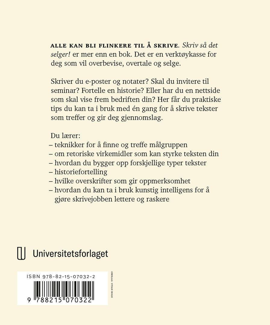 Skriv så det selger!