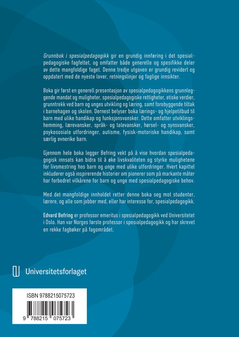 Grunnbok i spesialpedagogikk