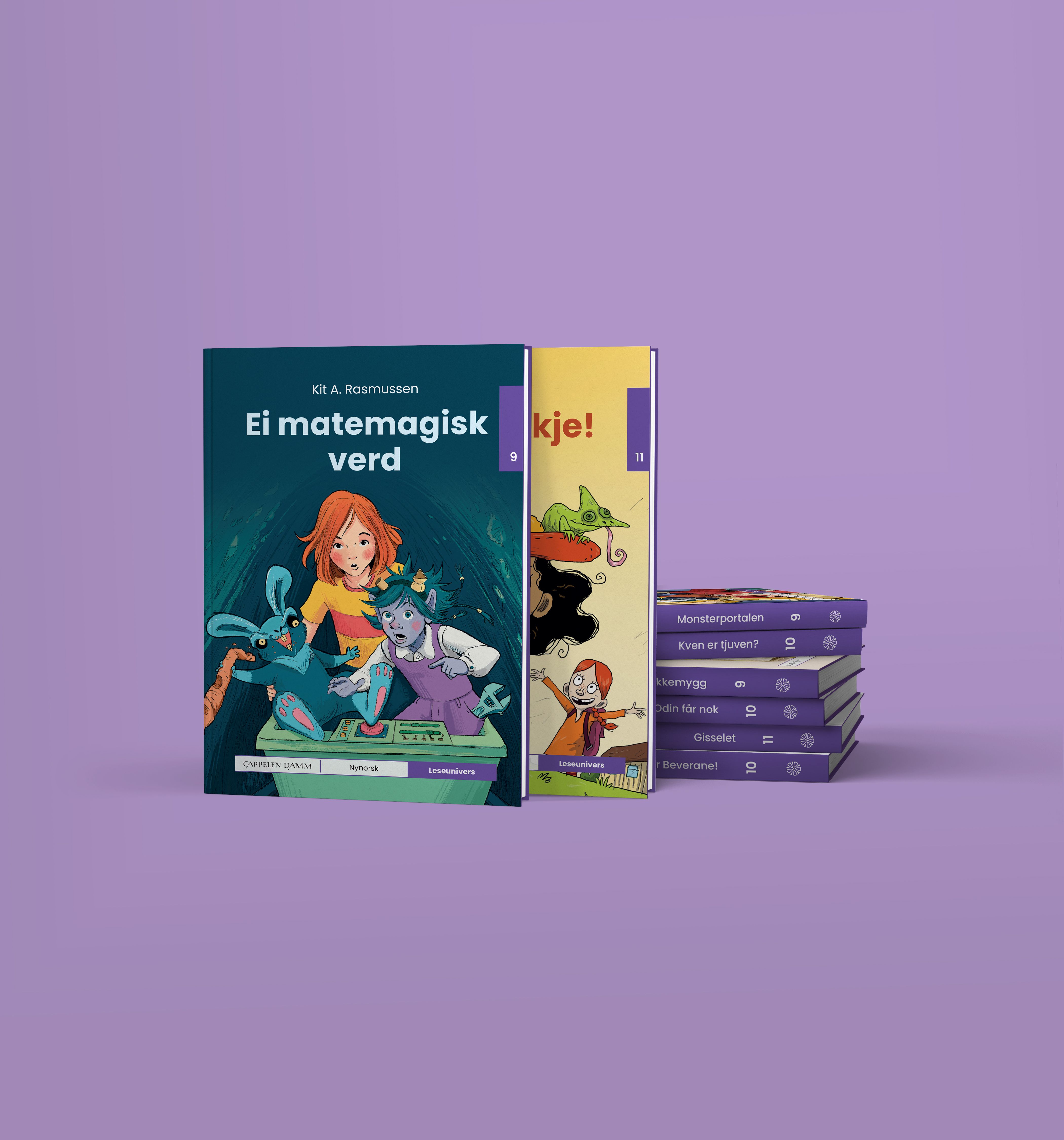 Lilla pakke Leseunivers frå Cappelen Damm - Nivå 9-11