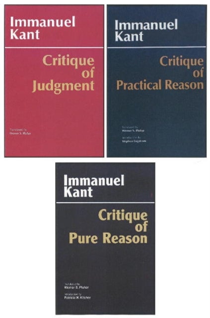 Three Critiques, 3-volume Set - Vol. 1: Critique of Pure Reason; Vol. 2: Critique of Practical Reason; Vol. 3: Critique of Judgment