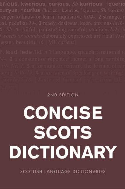 Concise Scots Dictionary - Second Edition