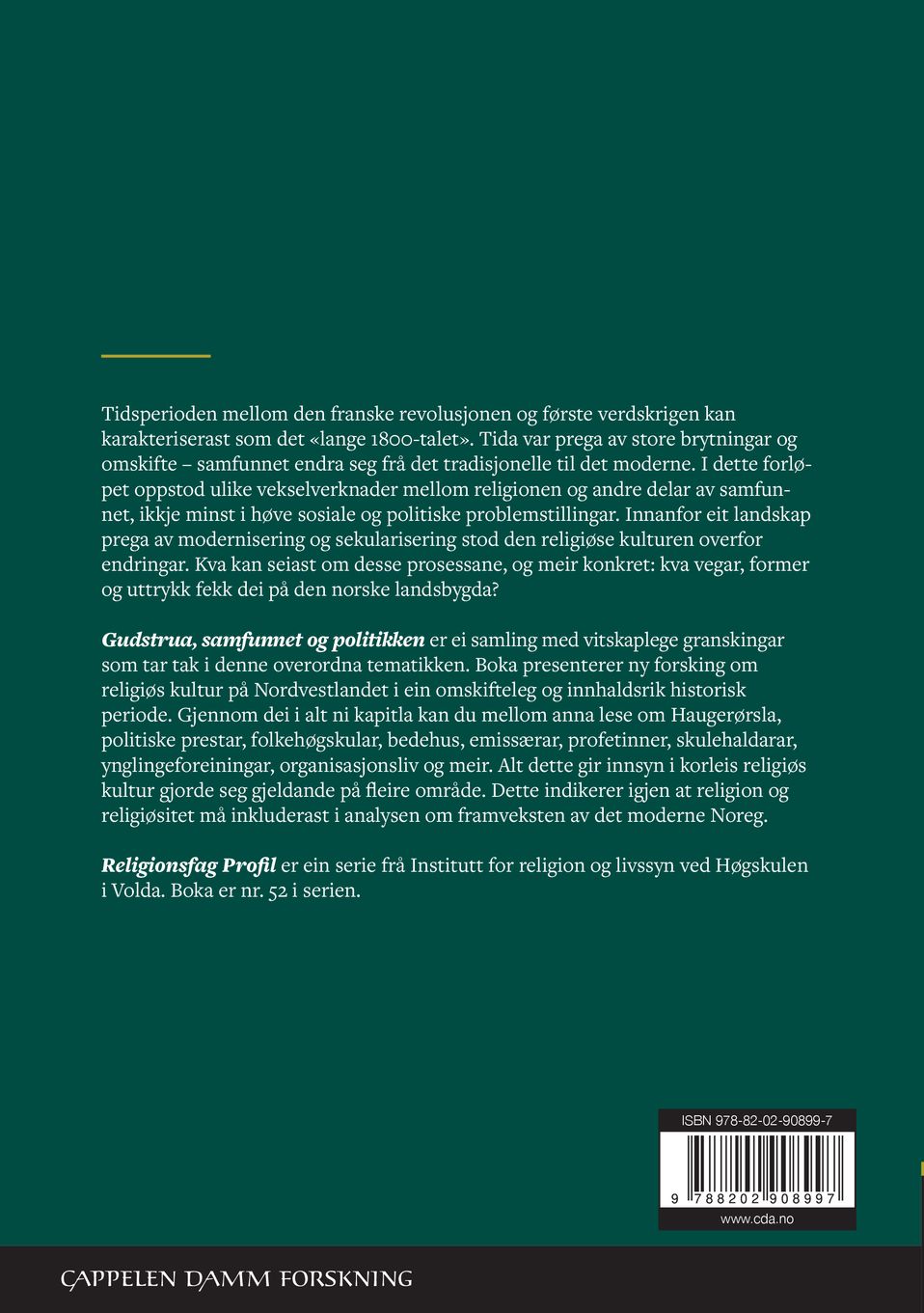 Gudstrua, samfunnet og politikken