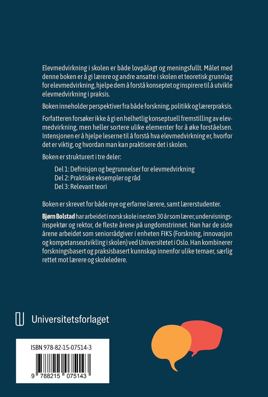 Elevmedvirkning i skolen