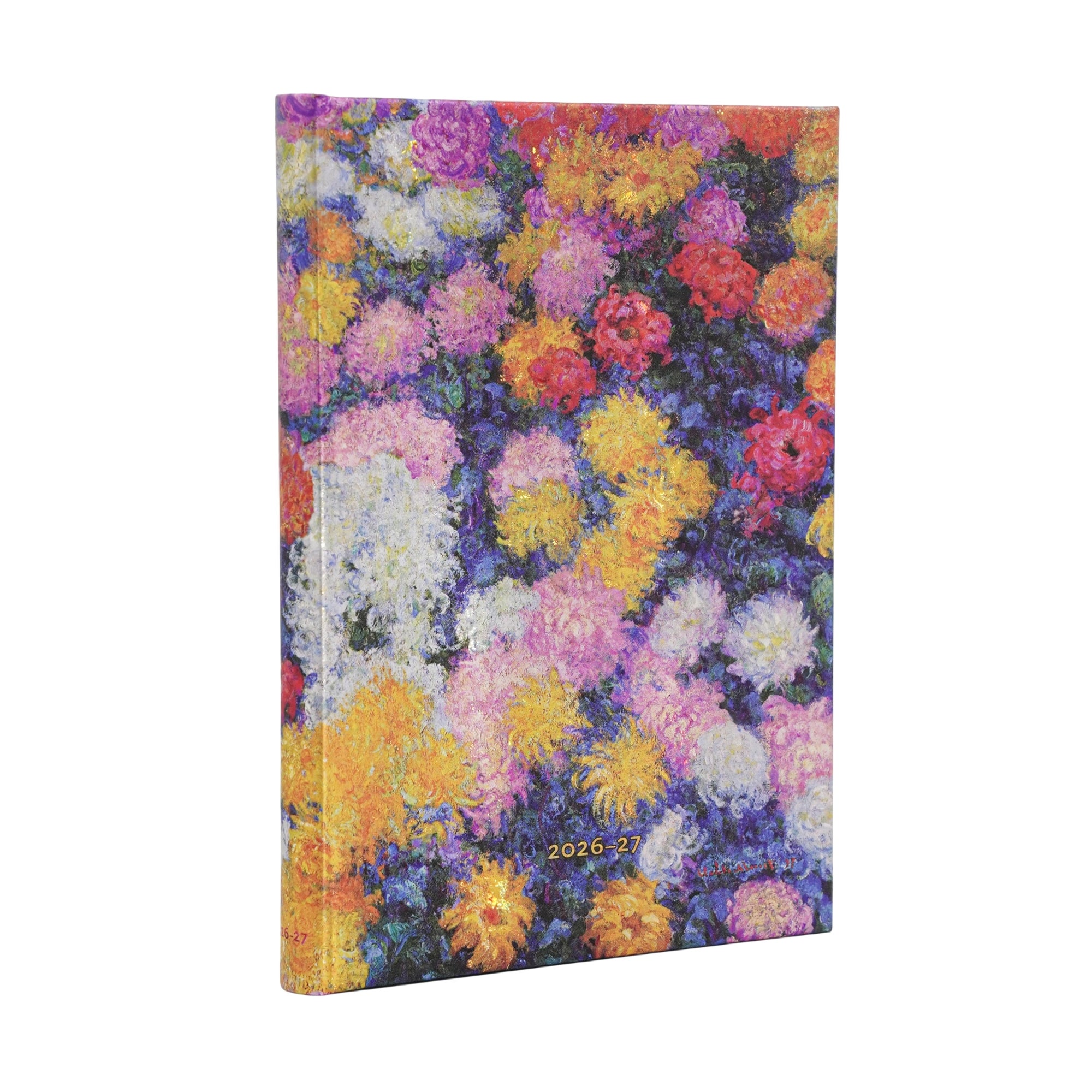 Paperblanks 18M 26/27 Monet's Crystanthemums Midi
