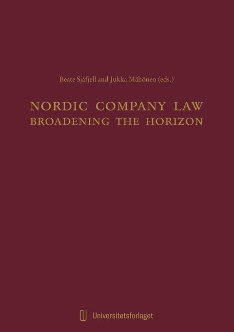 Nordic company law - broadening the horizon