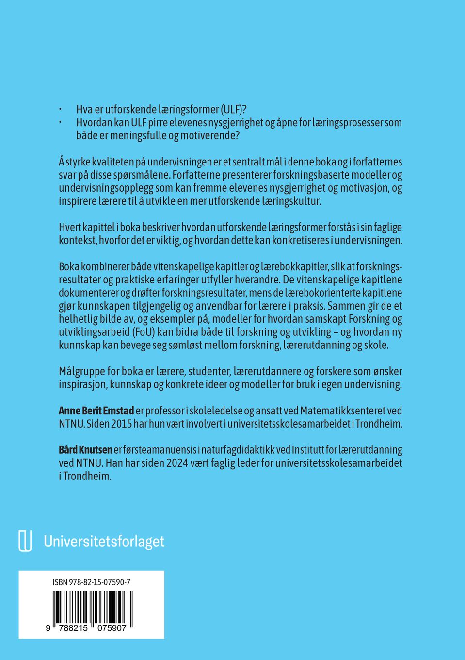 Utforskende læringsformer i skolen