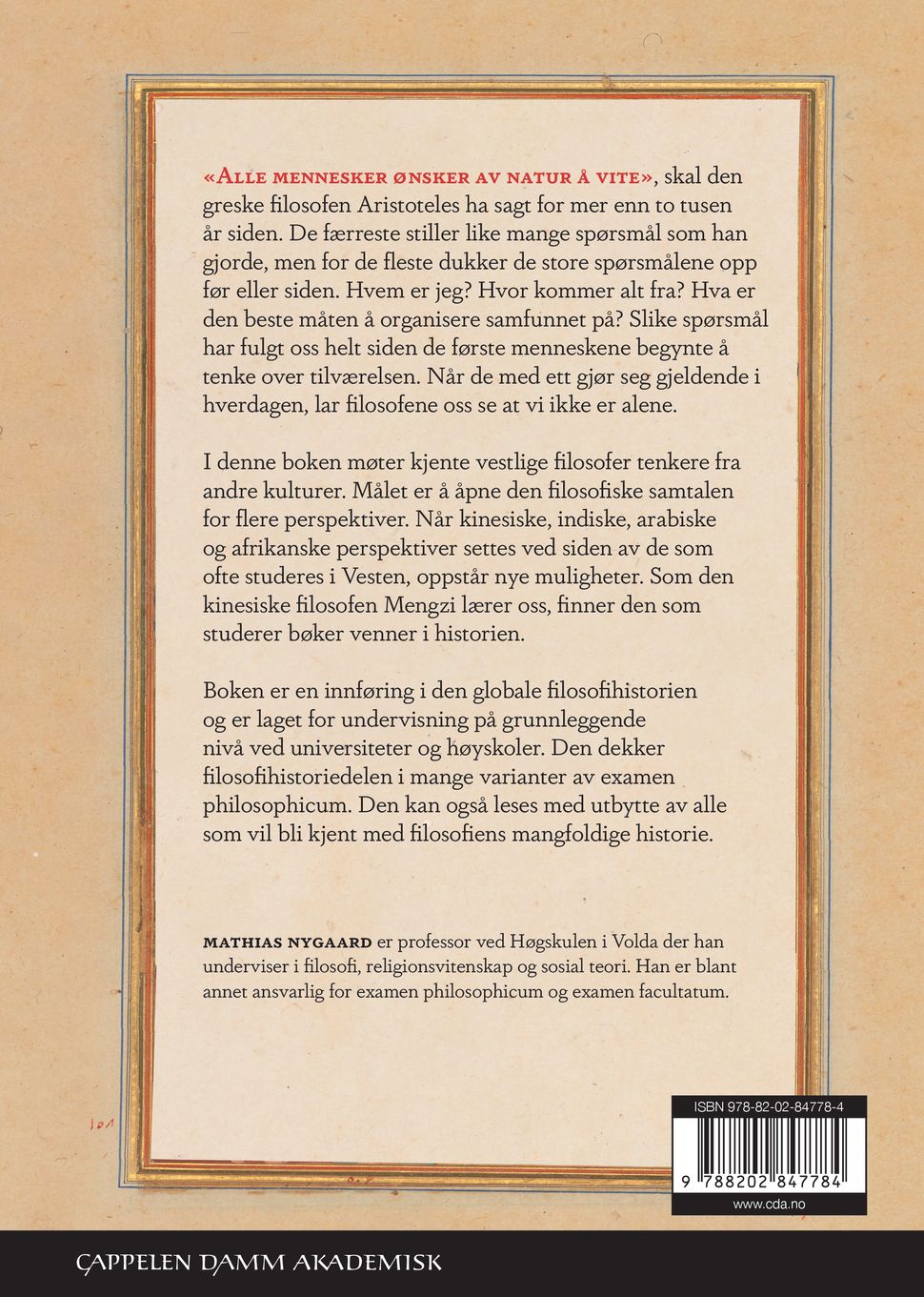 Global filosofihistorie