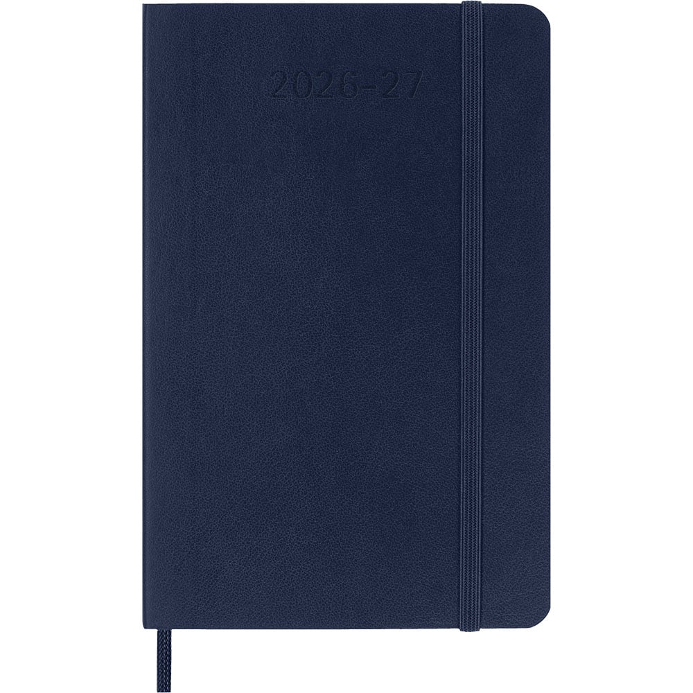 Kalender Moleskine 26/27 18m Soft Pocket Uke Notat Blå