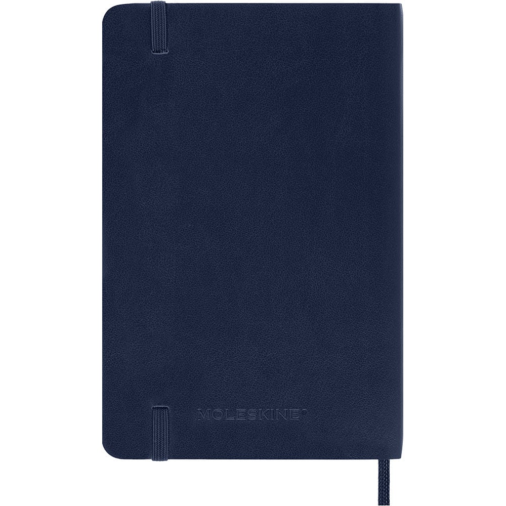 Kalender Moleskine 26/27 18m Soft Pocket Uke Notat Blå