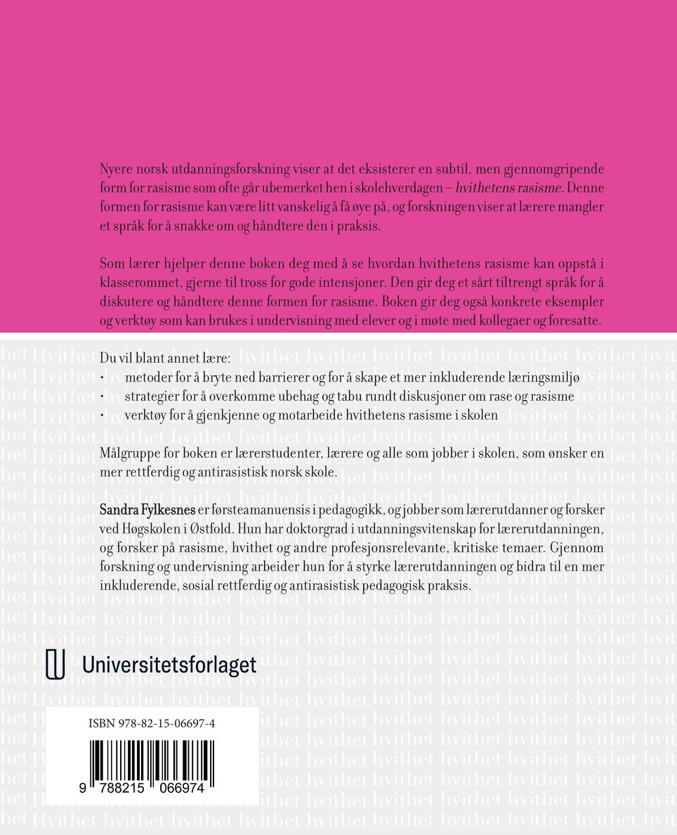 Hvithetens pedagogikk