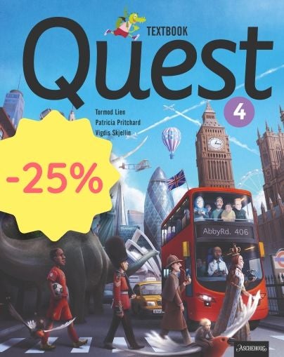 Quest 4 - Textbook : engelsk for barnetrinnet