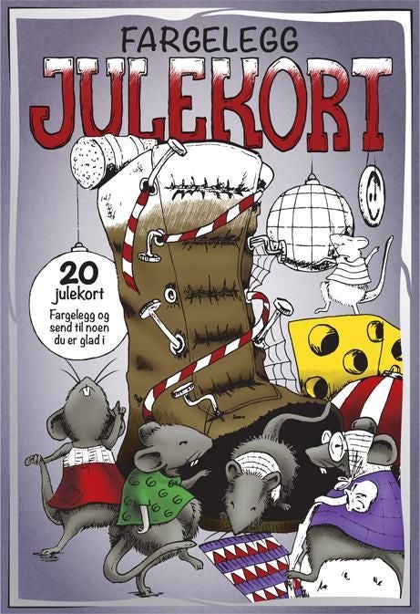 Fargelegg julekort. 20 julekort du kan fargelegge og sende til noen du er glad i - 20 julekort du kan fargelegge og sende til noen du er glad i