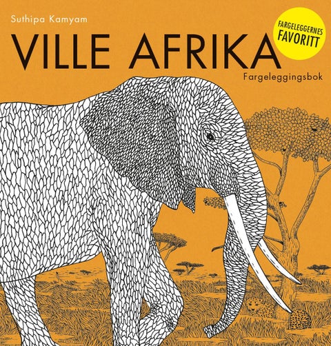 Ville Afrika - fargeleggingsbok