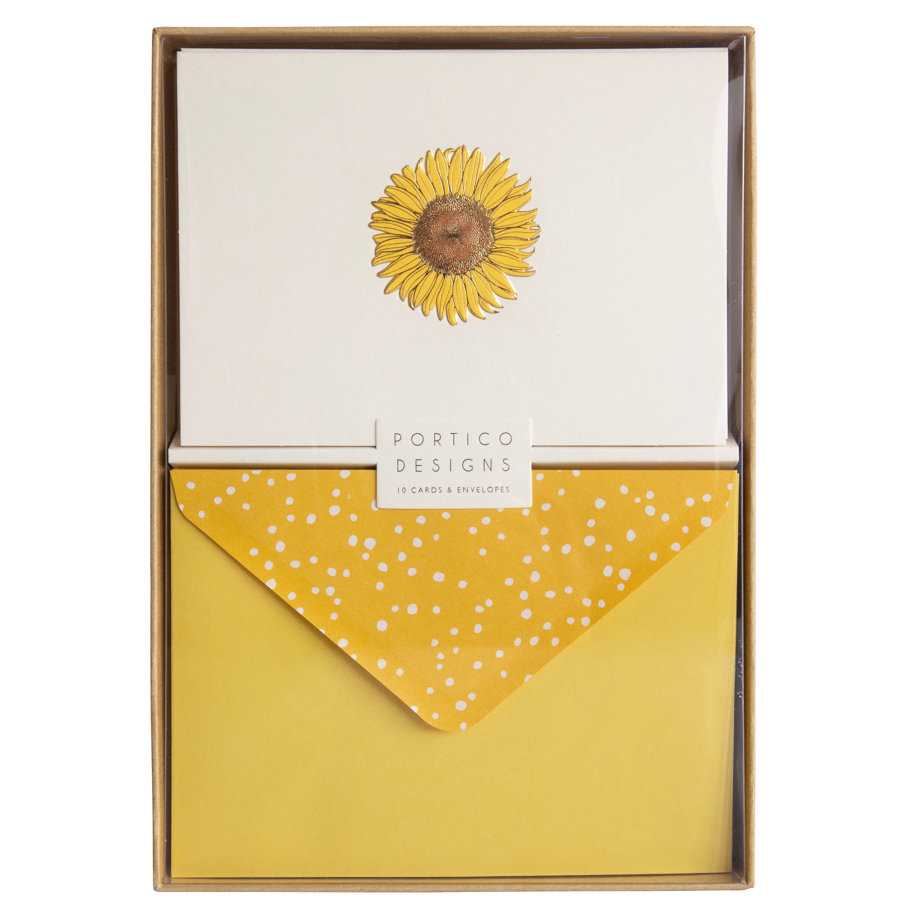Brevpapir Sunflower 10pk