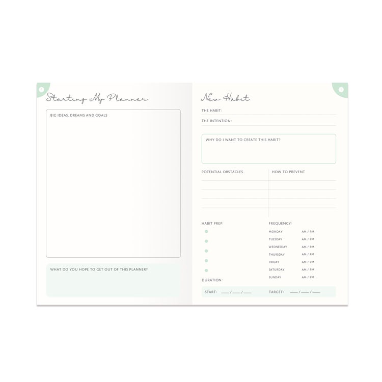 Journal Happy Habits Productivity