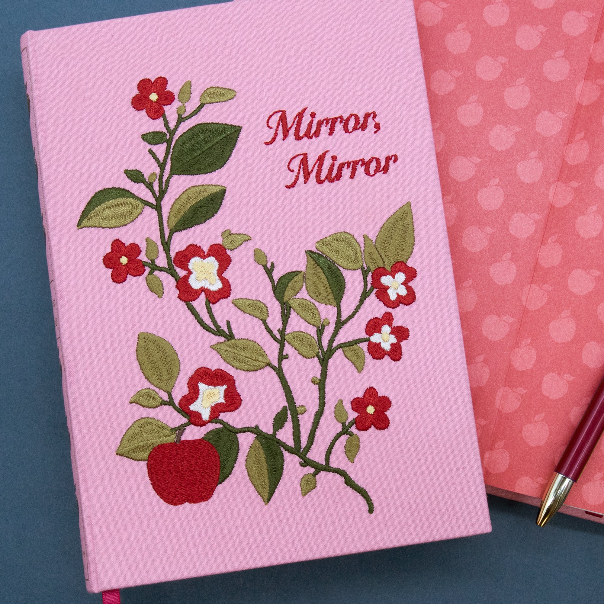 Notatbok A5 brodert Mirror Mirror