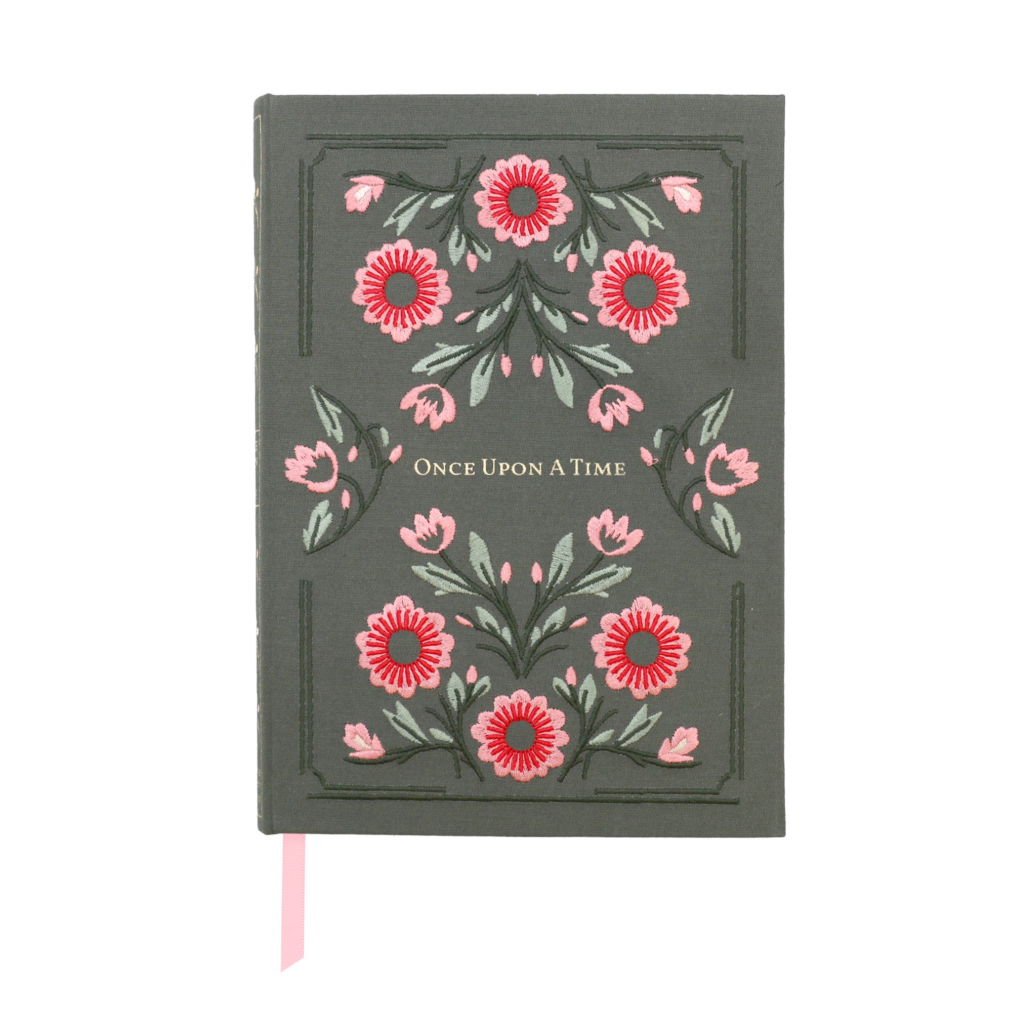 Notatbok A5 brodert Once Upon a time