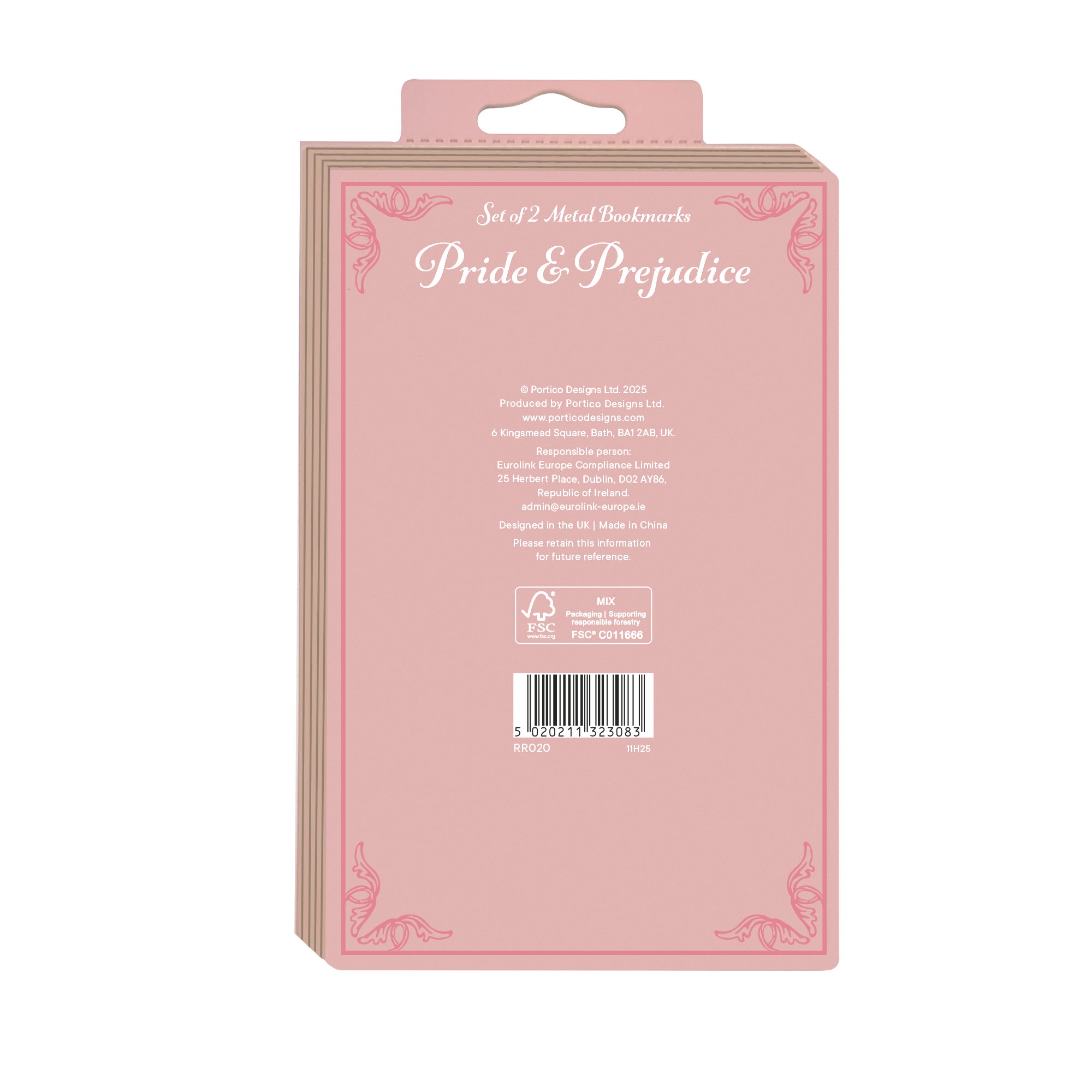 Bokmerke Pride & Prejudice 2pk