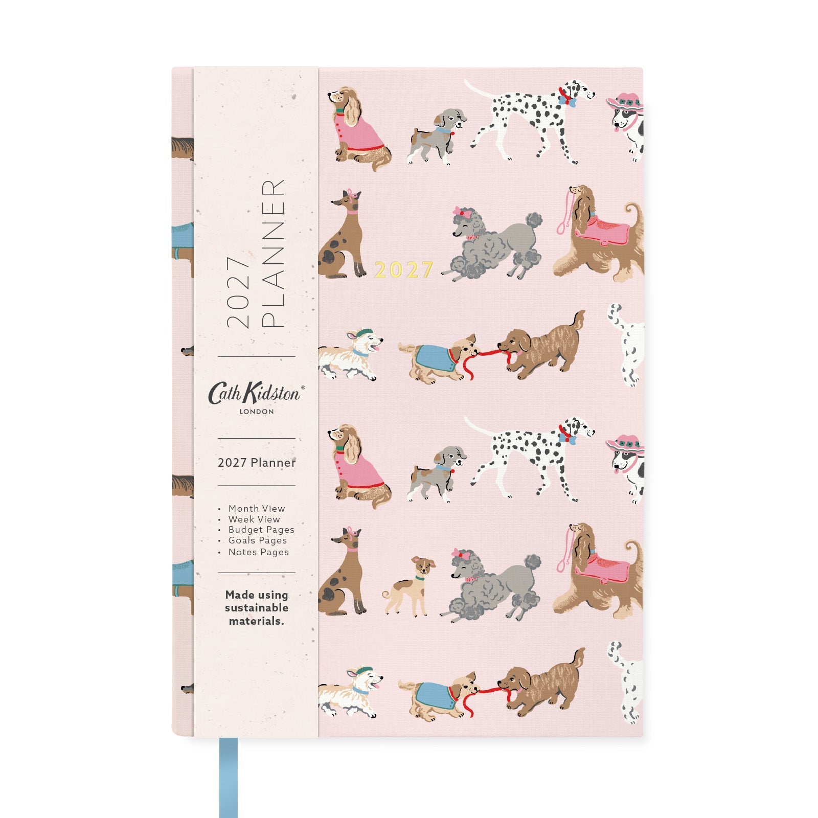 Kalender Cath K. 2027 A5 Dogs pink