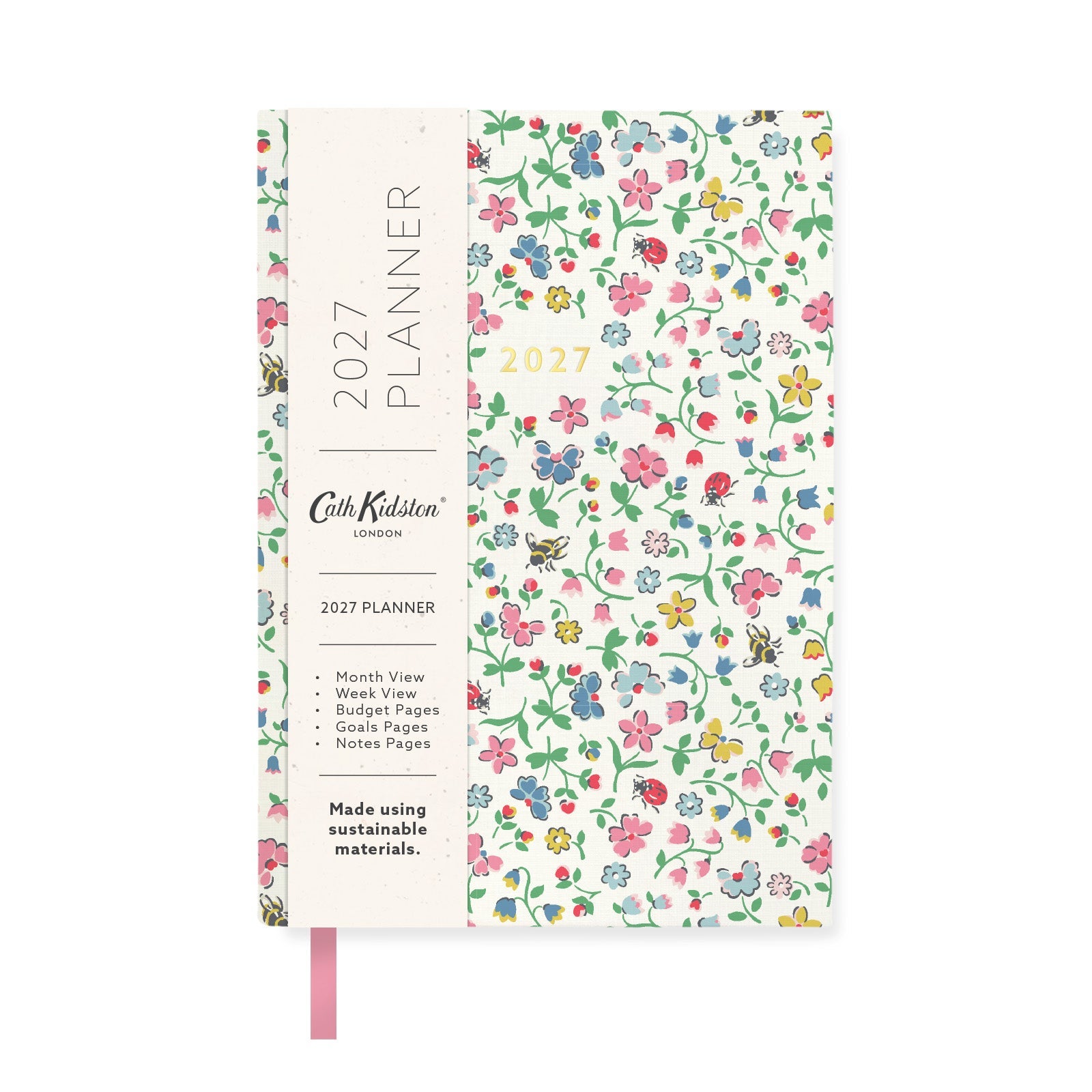 Kalender Cath K. 2027 A6 Bee and flowers