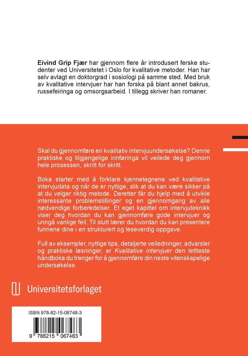 Kvalitative intervjuundersøkelser