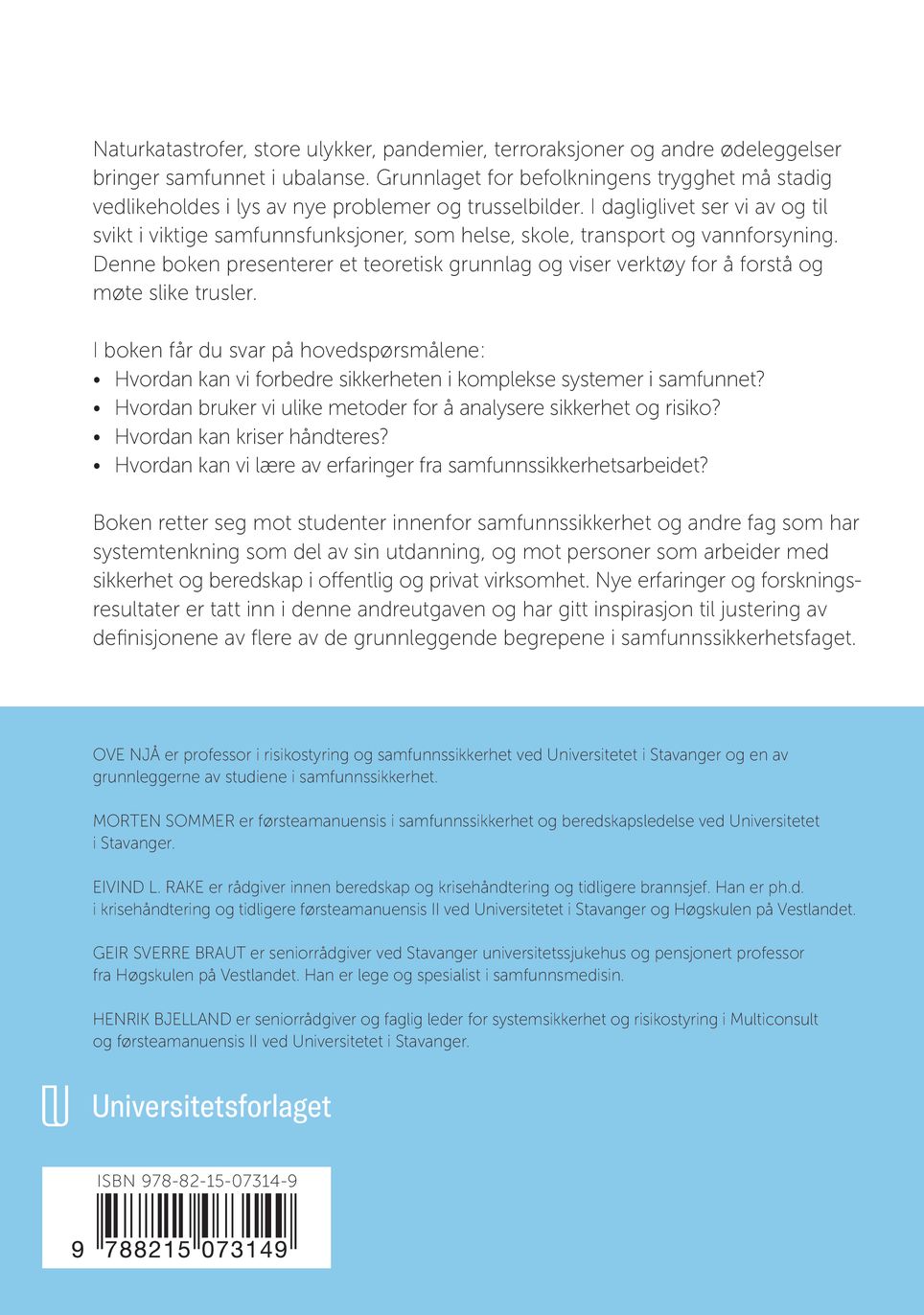 Samfunnssikkerhet