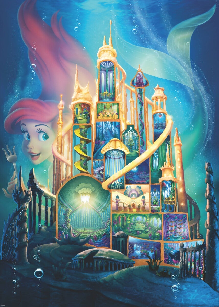 Puslespill 1000 WD Ariel Slott Ravensburger