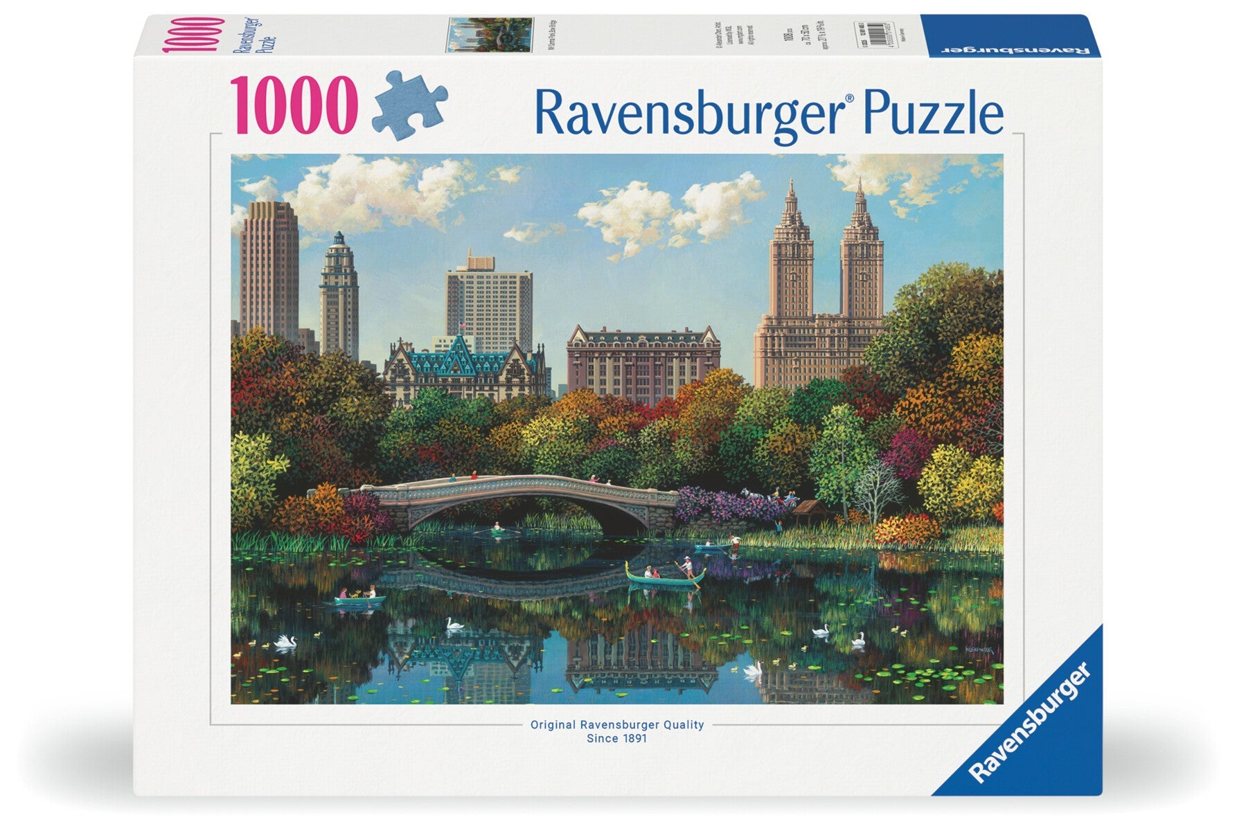 Puslespill 1000 Central Park Ravensburg