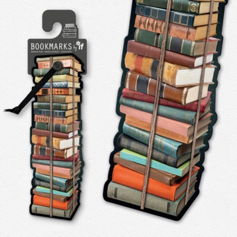 Academia Bookmarks - Pile Of Books