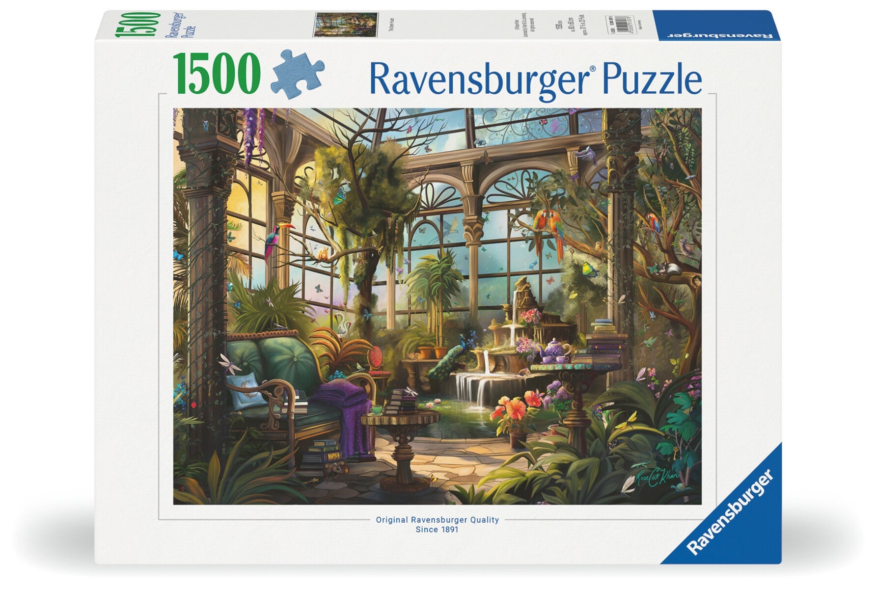 Puslespill 1500 Grønne Huset Ravensburger