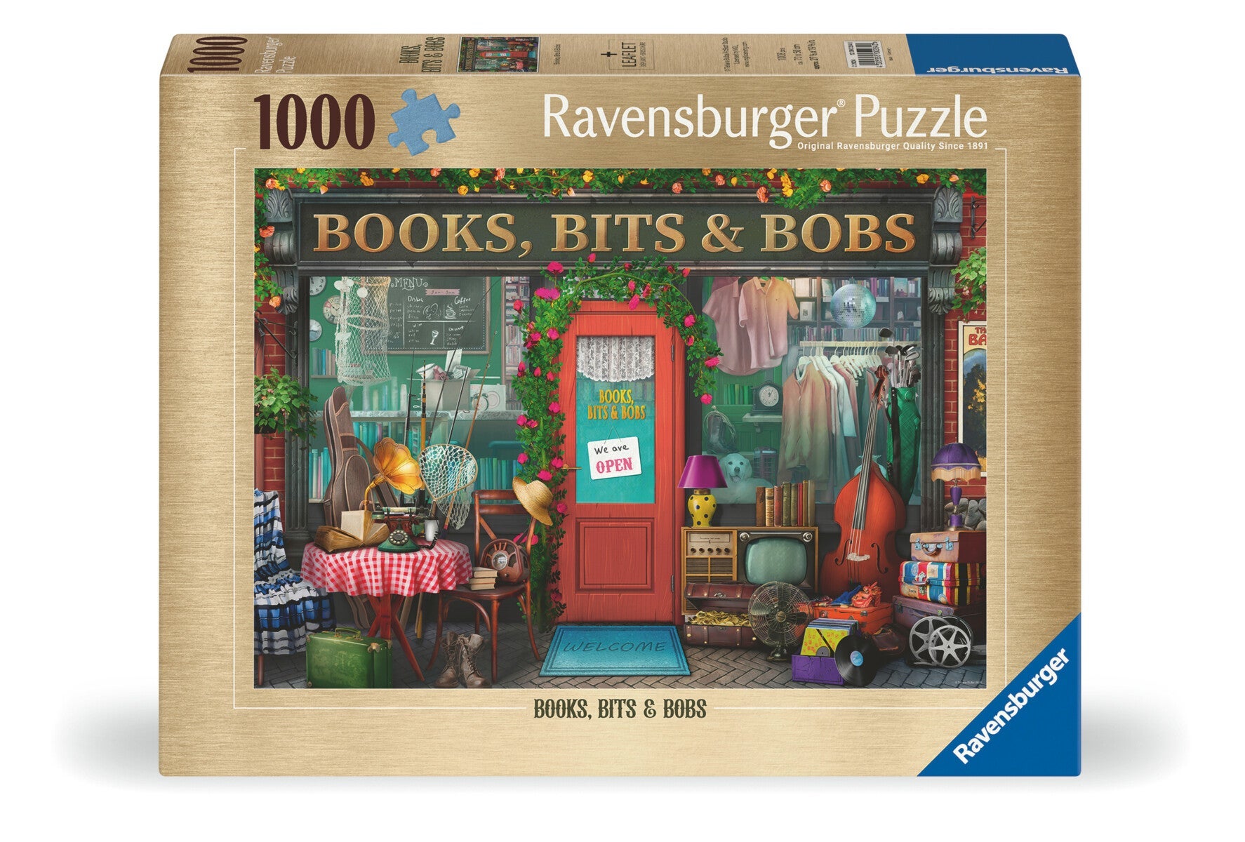 Puslespill 1000 Bøker Ravensburger
